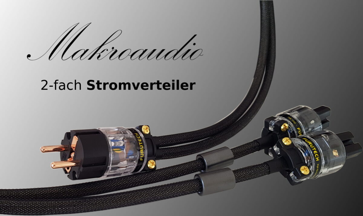 Makroaudio Stromverteiler 2-fach Netzverteiler